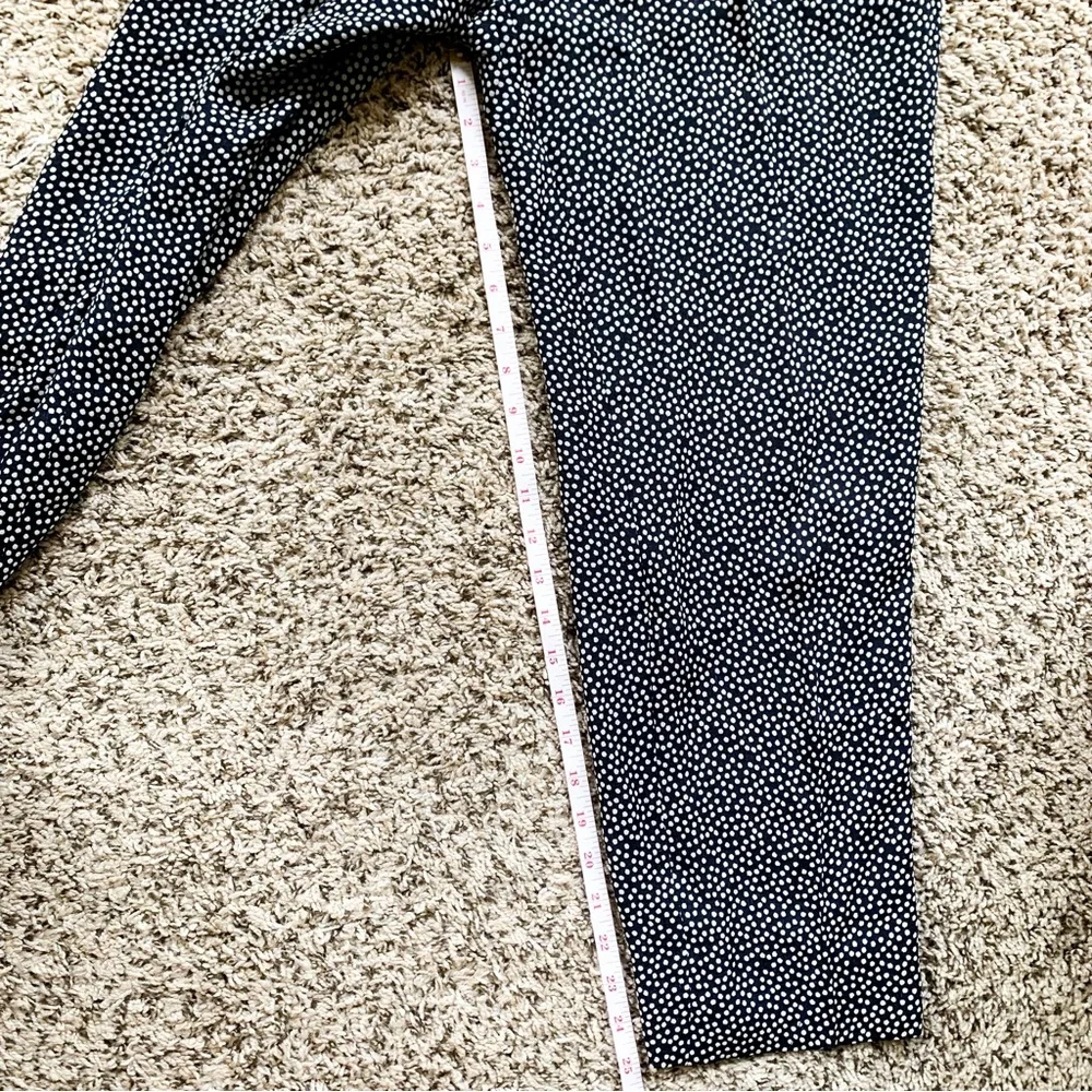 Vintage Giorgio Armani Polka Dot Navy Blue Wode Leg Trouser Pants size small/XS